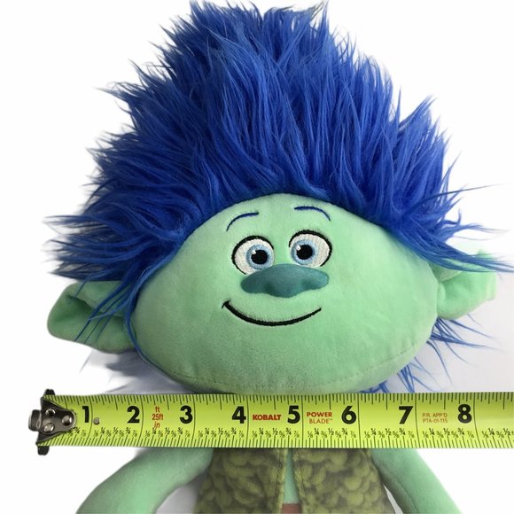 DreamWorks Blue Hair Trolls Doll Plush Soft Toy 16 - Picture 5 of 8